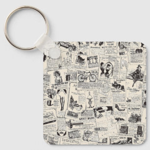 Chaveiro Jornal Vintage