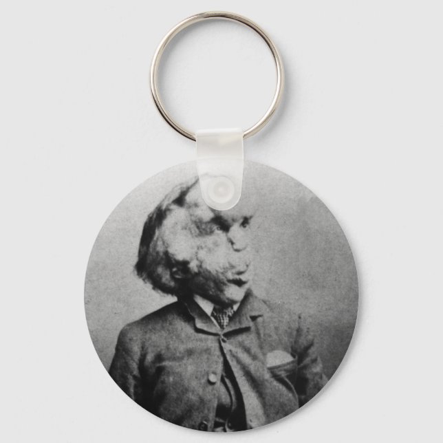 Chaveiro Joseph "John" Merrick O Homem Elefante de 1889 (Frente)