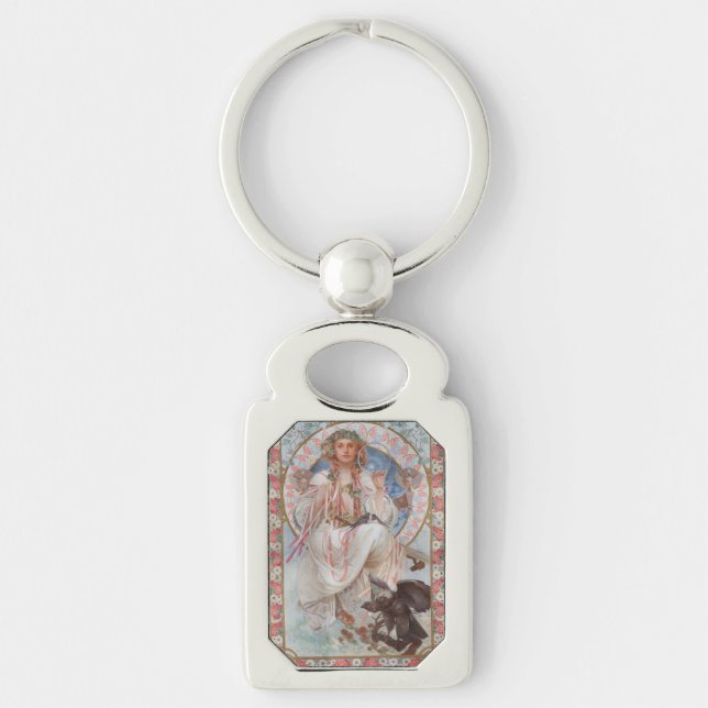 Chaveiro Josephine Crane Bradley como Lavia por Alphonse Mu (Frente)