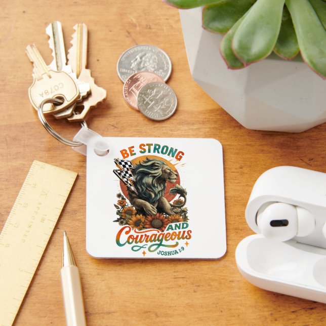 Chaveiro Joshua 1:9 (Mesa)