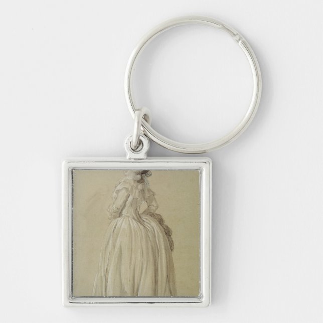 Chaveiro Jovem mulher ereta (Frente)