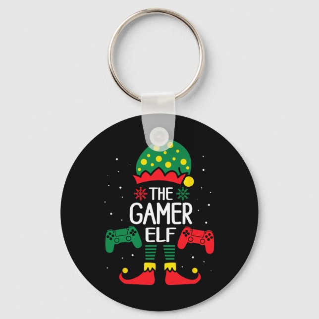 Chaveiro Jovens de jogos da família de jogadores de natal K (Frente)
