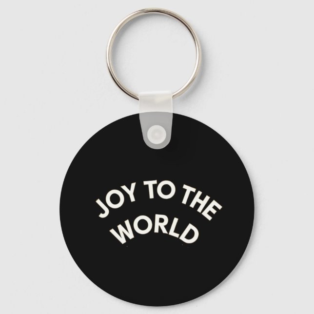 Chaveiro Joy to the World (Frente)