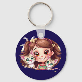 Chaveiro Joyful Moments with My Kitties