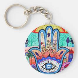 CHAVEIRO JUDAICA HAMSA SUN EYE PROTECTION