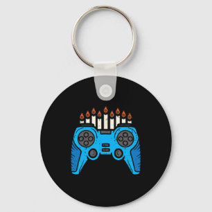 Chaveiro Judeu Jogador de Video Game Hanukkah Chanukah Home
