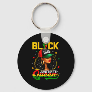Chaveiro Juneteenth 1865 rainha negra menina afro mulheres