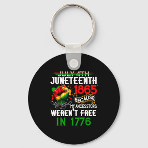 Chaveiro Juneteenth 1865 vidas negras liberdade africano