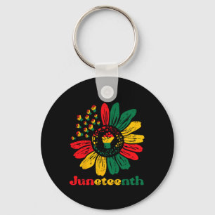 Chaveiro juneteenth girassóis africanos punhos meninas cria