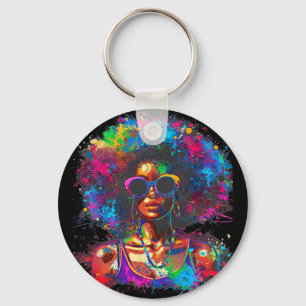 Chaveiro Juneteenth Mulheres Negras Rainha Afro Africana Me