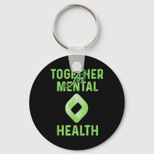 Chaveiro Juntos Para A Sensibilização Mental A Ansiedade Da