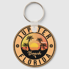 Chaveiro Jupiter Beach Florida Surf - Souvenirs Viagem