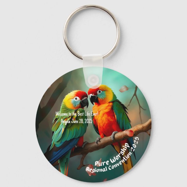 Chaveiro JW 2025 Convenção Regional Baptism Keepsasakift (Frente)