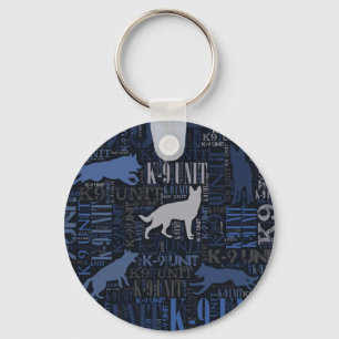 Chaveiro K-9 unidade - unidade do cão de polícia