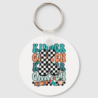 Chaveiro K Kindergarten Teacher Checkered Back To School Ki