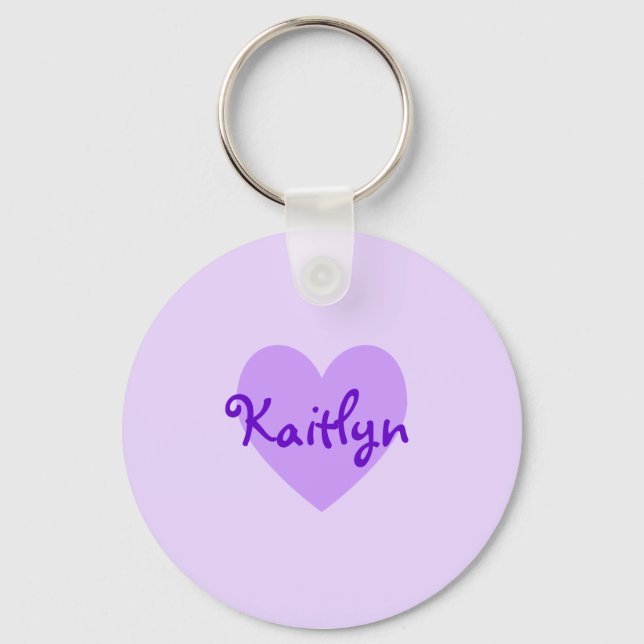 Chaveiro Kaitlyn em Roxo (Frente)