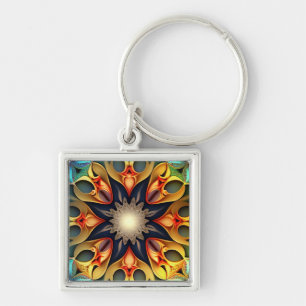 Chaveiro Kaleidoscope Mandala Flower Design- 23091