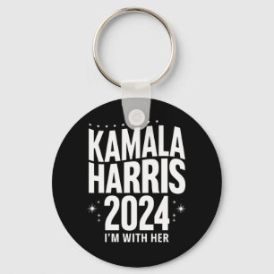 Chaveiro Kamala 2024 Apoio que estou com Kamala Harris