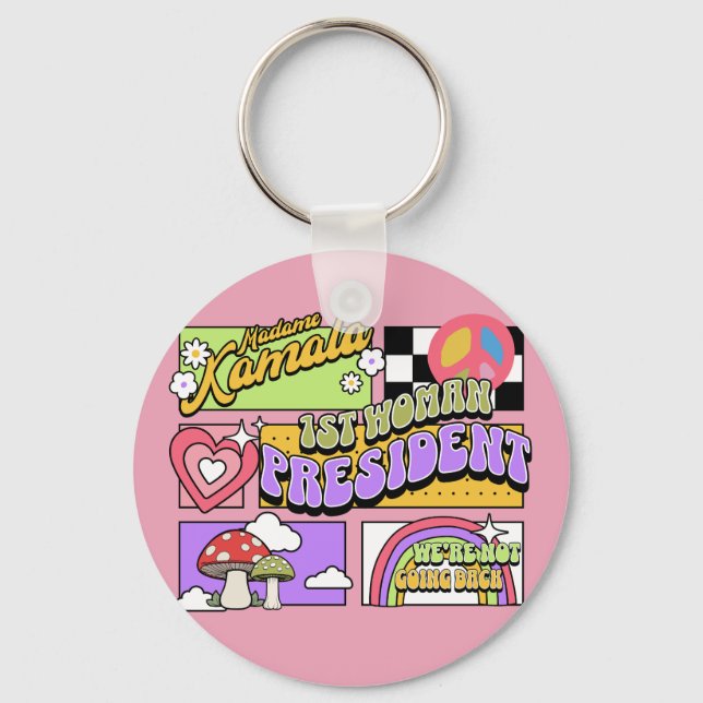 Chaveiro Kamala Harris 1rua Presidente Inauguração (Frente)