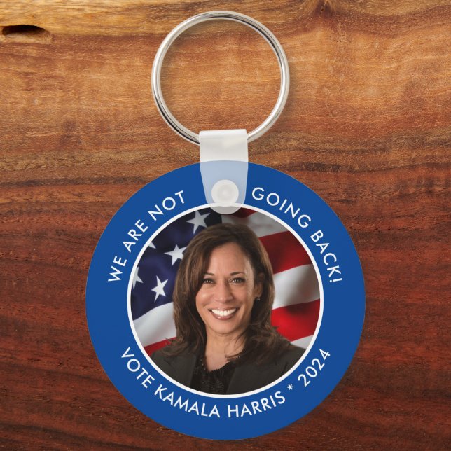 Chaveiro Kamala Harris 2024 não voltando (Frente)