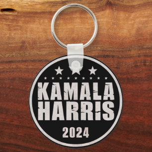 Chaveiro Kamala Harris 2024 Para Presidente Retro Eleição