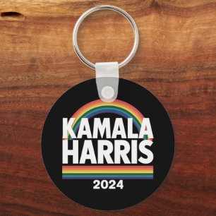 Chaveiro Kamala Harris 2024 Rainbow Orgulho gay LGBT Eleiçã