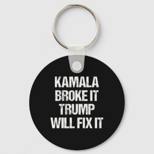 Chaveiro Kamala Harris Broke It Trump Vai Consertar