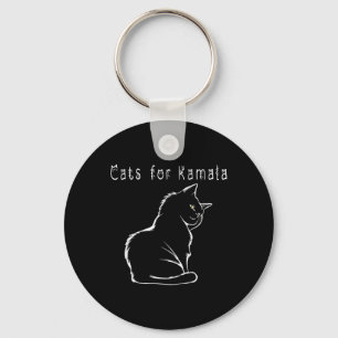 Chaveiro Kamala Harris Cat Funny