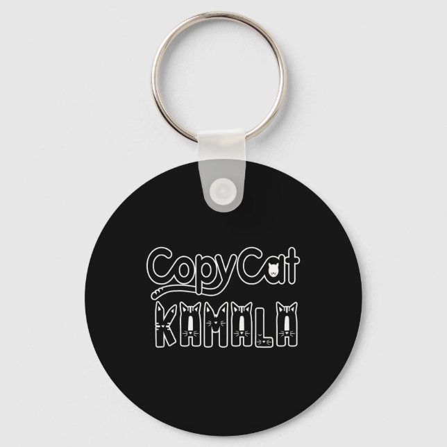 Chaveiro Kamala Harris Copy Cat Funny 2024 (Frente)