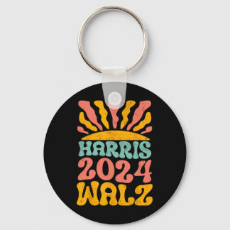 Chaveiro Kamala Harris Tim Wheimer 2024 Retro Cat Lady Fema