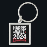 Chaveiro Kamala Walz Obviamente 2024 Harris Waltz 2024<br><div class="desc">Kamala Walz Obviamente 2024 Harris Waltz 2024 Eleição</div>