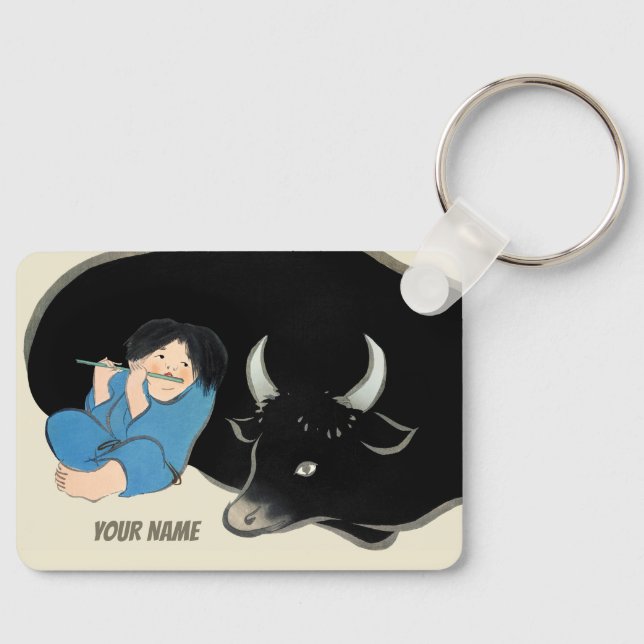 Chaveiro Kamisaka Sekka Flute player OxEfeJapan CC1275 (Frente)