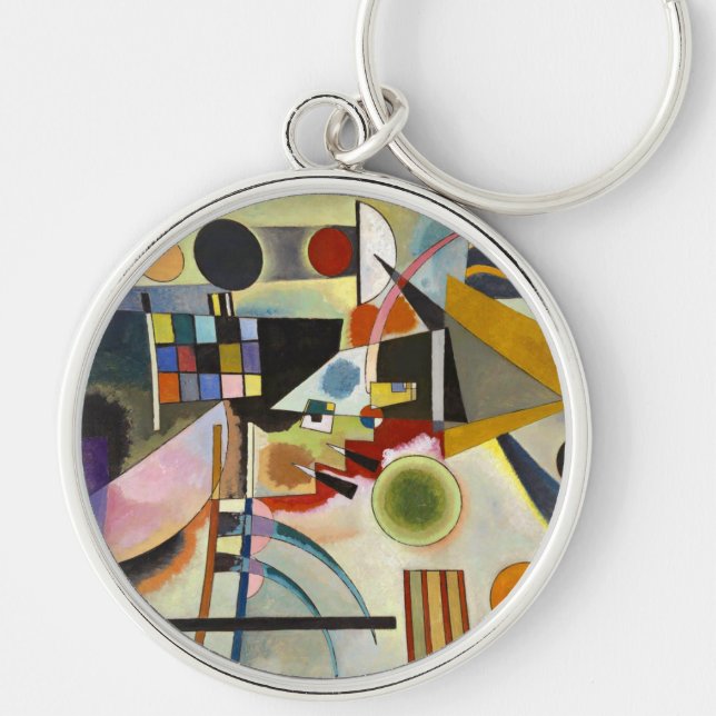 Chaveiro Kandinsky Abstrato Trabalho de arte (Frente)