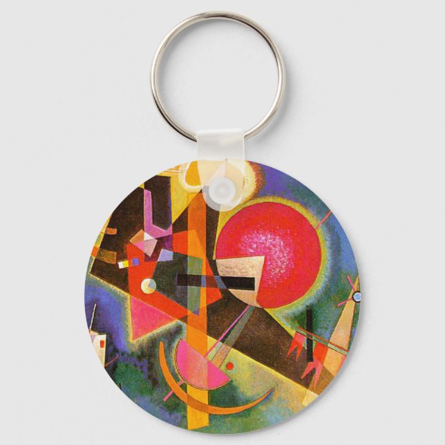 Chaveiro Kandinsky Na Cadeia De Chave Azul (Frente)