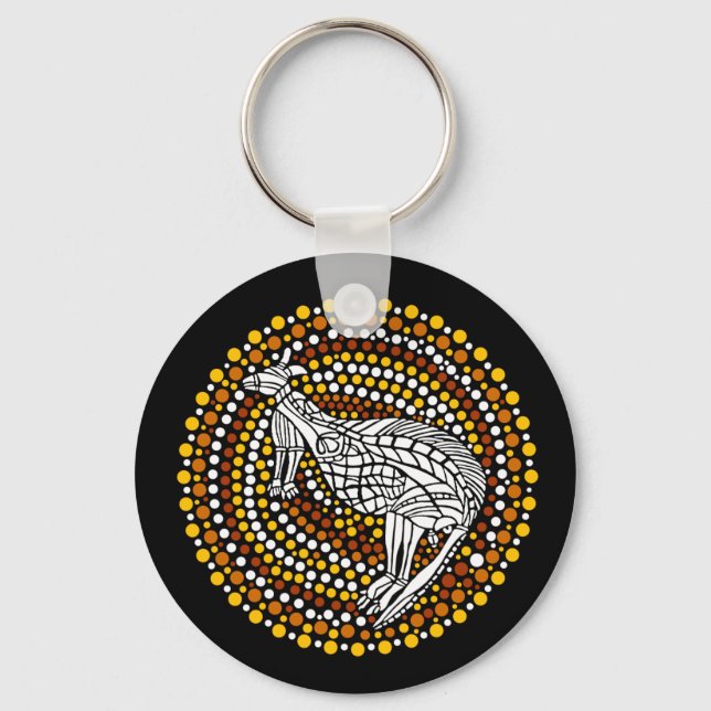 Chaveiro Kangaroo Dreamtime (Frente)