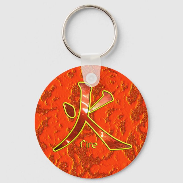 Chaveiro Kanji: Fire - Keychain (Frente)
