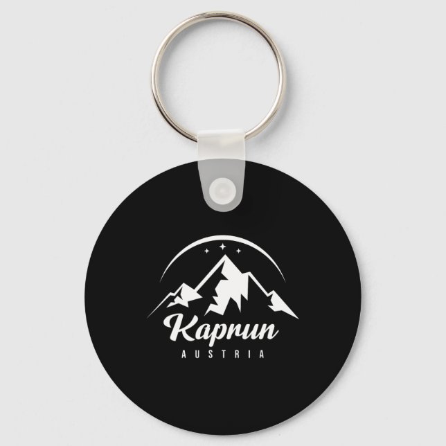 Chaveiro Kaprun Austria Ski Resort Ski Snowboard Souv (Frente)
