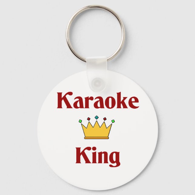 Chaveiro Karaoke King (Frente)