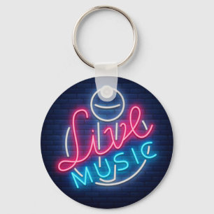 Chaveiro Karaoke Neon Lighting Texto Curvo De Arte