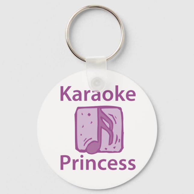 Chaveiro Karaoke Princess (Frente)