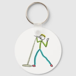 Chaveiro Karaoke Singing Stickman