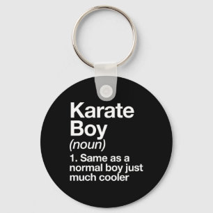 Chaveiro Karate Boy Definition Engraçado Artes Marciais Esp