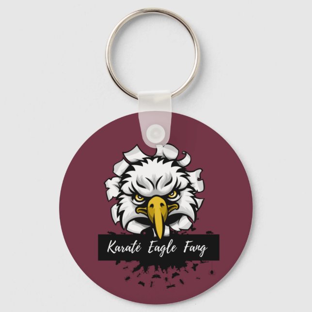 Chaveiro Karaté Eagle Fang T-Shirt Cerâmica Throw P (Frente)
