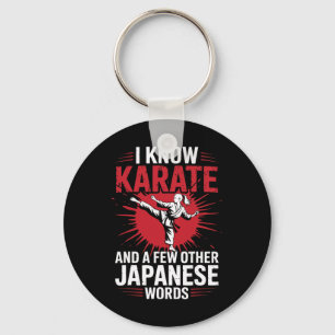 Chaveiro Karate Eu Conheço Karate E Algumas Outras Palavras