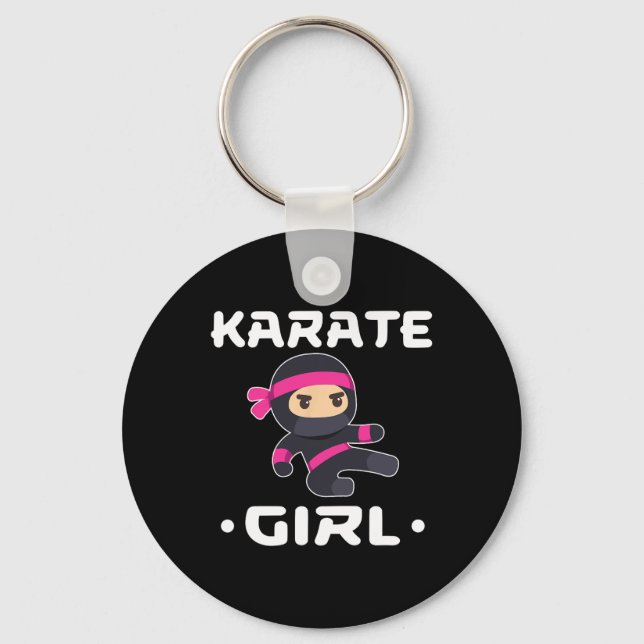 Chaveiro Karate Girl 6 (Frente)