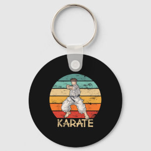 Chaveiro Karate Grunge Design Karate Fighter Faz Pancada