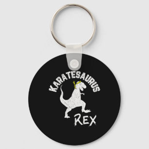 Chaveiro Karate Karatesaurus Rex Dinossauro Engraçado Arte 