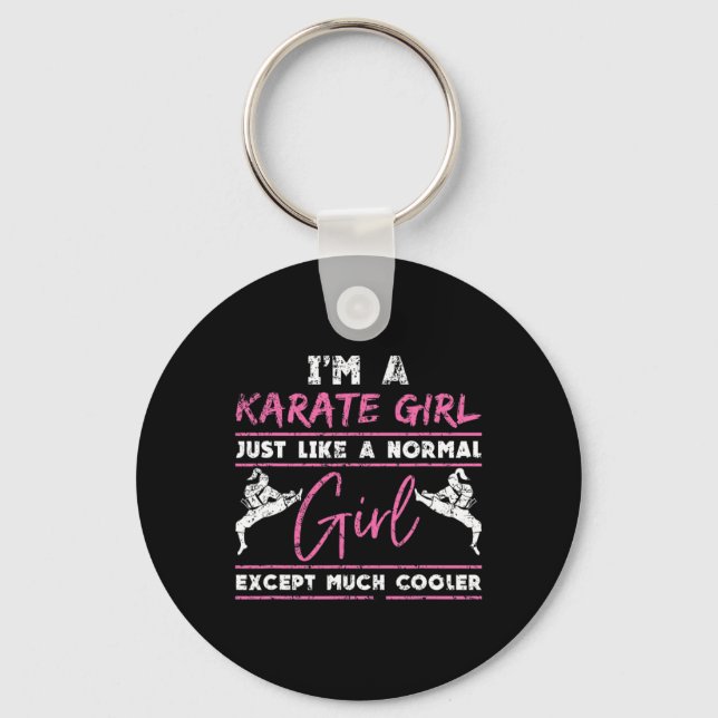 Chaveiro Karate Lover Athlete Mulheres Presentes Karate (Frente)