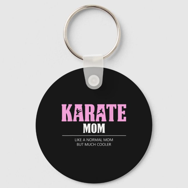 Chaveiro Karate Mãe Engraçado Cooler (Frente)