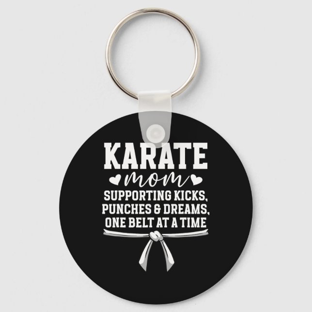 Chaveiro Karate Mãe Karate Mãe Melhor Karate Mãe Mãe (Frente)